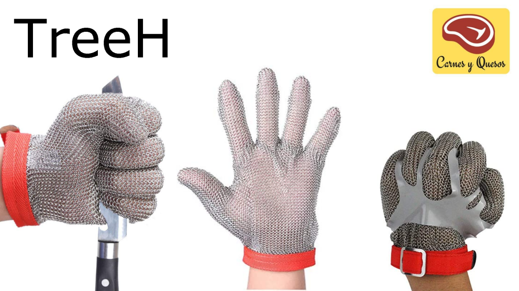 donde comprar guantes de malla de acero TreeH
